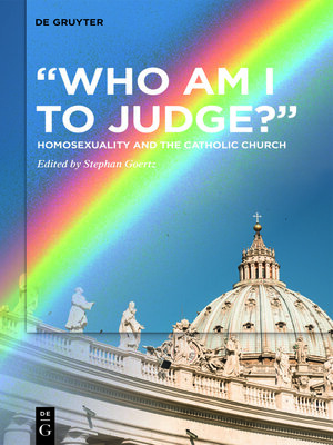 cover image of "Who Am I to Judge?"